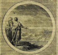 An illustration from Stichtelyke zinnebeelden gepast op deugden en ondeugden : in LVII tafereeelen vertoont (1723)