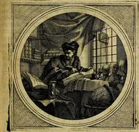 An illustration from Stichtelyke zinnebeelden gepast op deugden en ondeugden : in LVII tafereeelen vertoont (1723)