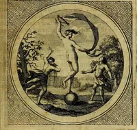 Picture 17 of 61 from Stichtelyke zinnebeelden gepast op deugden en ondeugden : in LVII tafereeelen vertoont (1723), leaf 78