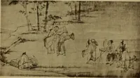 An illustration from Stilanalysen als Einführung in die japanische Malerei (1908)
