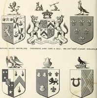 An illustration from The St. James's magazine, and heraldic and historical register (1850)