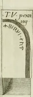 An illustration from Storia antiquaria etrusca : del principio e de' progressi fatti finora nello studio sopra l'antichità etrusche scritte e figurate : divisa in due parti, colla difesa dell' alfabeto degli antichi Toscani pubblicato nel MDCCXXXVIII dall' autore del Museo etrusco [i.e. Scipione Maffei] : col XII tavole e figure (1749)