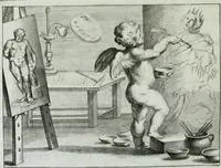 An illustration from Storia dell' Accademia clementina di Bologna, aggregata all'Instituto delle scienze e dell'arti (1739)