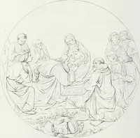 An illustration from Storia della pittura italiana esposta coi monumenti (1848)