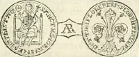 An illustration from Storia delle monete della repubblica Fiorentina (1760)