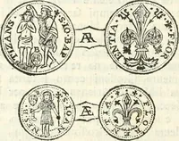 An illustration from Storia delle monete della repubblica Fiorentina (1760)