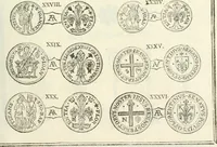 An illustration from Storia delle monete della repubblica Fiorentina (1760)