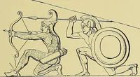An illustration from Stories of art and artists (1887)