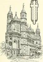An illustration from The story of architecture: an outline of the styles in all countries (1896)