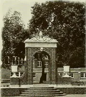 An illustration from The Story of brick ; the permanence, beauty, and economy of the face brick house / American Face Brick Association (1922)