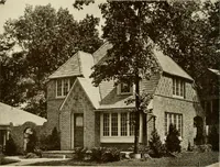 An illustration from The Story of brick ; the permanence, beauty, and economy of the face brick house / American Face Brick Association (1922)