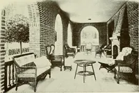 An illustration from The Story of brick ; the permanence, beauty, and economy of the face brick house / American Face Brick Association (1922)
