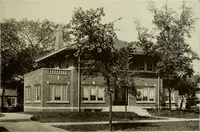 An illustration from The Story of brick ; the permanence, beauty, and economy of the face brick house / American Face Brick Association (1922)