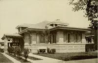 An illustration from The Story of brick ; the permanence, beauty, and economy of the face brick house / American Face Brick Association (1922)