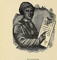 An illustration from Story of the Cherokee Bible. An address, with additional and explanatory notes, delivered before the meeting of the Ladies' Missionary Society of the First Congregational Church, Ithaca, N.Y., Feb. 5, 1897 (1899)