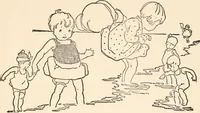 An illustration from The story of live dolls : being an account of how, on a certain June morning... (1920)