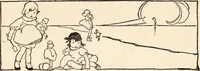 An illustration from The story of live dolls : being an account of how, on a certain June morning... (1920)