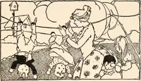 An illustration from The story of live dolls : being an account of how, on a certain June morning... (1920)