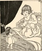 An illustration from The story of live dolls : being an account of how, on a certain June morning... (1920)