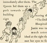 An illustration from The story of live dolls : being an account of how, on a certain June morning... (1920)