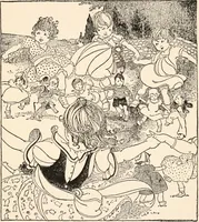 An illustration from The story of live dolls : being an account of how, on a certain June morning... (1920)