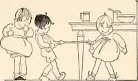 An illustration from The story of live dolls : being an account of how, on a certain June morning... (1920)