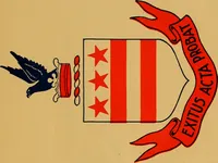An illustration from The story of old glory, 1776-1918, Washington to Wilson, fighting for democracy and the God given liberties of a wide open sea, determined to destroy autocracy, that all humanity may live and be free (1918)