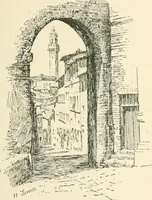 An illustration from The story of Siena and San Gimignano (1902)