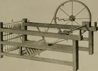 An illustration from The story of textiles; a bird's-eye view of the history of the beginning and the growth of the industry by which mankind is clothed (1912)