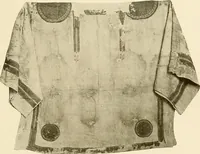 An illustration from The story of textiles; a bird's-eye view of the history of the beginning and the growth of the industry by which mankind is clothed (1912)