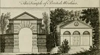 An illustration from Stowe : a description of the house and gardens of the most noble and puissant prince, George Grenville Nugent Temple, Marquis of Buckingham, Earl Temple, Viscount and Baron Cobham .. (1788)