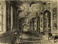 An illustration from Strawberry Hill, the renowned seat of Horace Walpole : Mr. George Robins is honoured by having been selected by the Earl of Waldegrave, to sell by public competition, the valuable contents of Strawberry Hill, : and it may fearlessly be proclaimed as the most distinguished gem that has ever adorned the annals of auctions. It is definitely fixed for Monday, the 25th day of April, 1842, and twenty-three following days .. (1842)