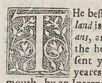 An illustration from Strength out of weaknesse; or A glorious manifestation of the further progresse of the Gospel among the 1ndians [sic] in New-England. (1652)