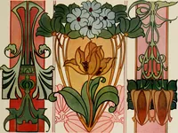 An illustration from Strong's book of designs; a masterpiece of modern ornamental art (1917)