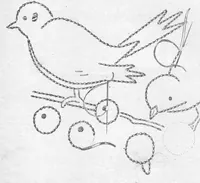 An illustration from JOURNAL DES OUVRAGES DE DAMES - 1930 - frammenti (1930)