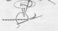 An illustration from JOURNAL DES OUVRAGES DE DAMES - 1930 - frammenti (1930)