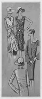 An illustration from MODES ET TRAVAUX FÉMININS - N. 205/1928 (1928)