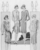 An illustration from MODES ET TRAVAUX FÉMININS - N. 205/1928 (1928)