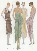 An illustration from MODES ET TRAVAUX FÉMININS - N. 212/1928 (1928)