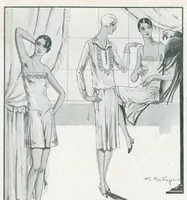 An illustration from MODES ET TRAVAUX FÉMININS - N. 212/1928 (1928)