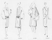 An illustration from MODES ET TRAVAUX FÉMININS - N. 212/1928 (1928)