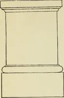 An illustration from The student's instructor in drawing and working : the five orders of architecture : fully explaining the best methods for striking regular and quirked mouldings, for diminishing and glueing of columns and capitals, for finding the true diameter of an order to any given height, for striking the ionic volute, circular or elliptical, with finished examples, on a large scale, of the orders, their planceers, etc. and some designs for door-cases (1837)