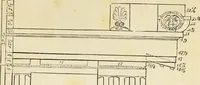 An illustration from The student's instructor in drawing and working : the five orders of architecture : fully explaining the best methods for striking regular and quirked mouldings, for diminishing and glueing of columns and capitals, for finding the true diameter of an order to any given height, for striking the ionic volute, circular or elliptical, with finished examples, on a large scale, of the orders, their planceers, etc. and some designs for door-cases (1837)