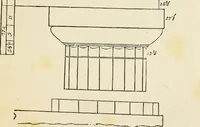 An illustration from The student's instructor in drawing and working : the five orders of architecture : fully explaining the best methods for striking regular and quirked mouldings, for diminishing and glueing of columns and capitals, for finding the true diameter of an order to any given height, for striking the ionic volute, circular or elliptical, with finished examples, on a large scale, of the orders, their planceers, etc. and some designs for door-cases (1837)