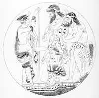 An illustration from Studien aus dem Gebiete der griechischen Privataltertümer [microform] (1893)