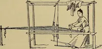 An illustration from Studies in primitive looms (1918)