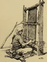 An illustration from Studies in primitive looms (1918)