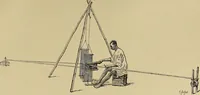 An illustration from Studies in primitive looms (1918)