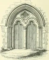 An illustration from An introduction to the study of Gothic architecture (1900)