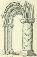 An illustration from An introduction to the study of Gothic architecture (1900)